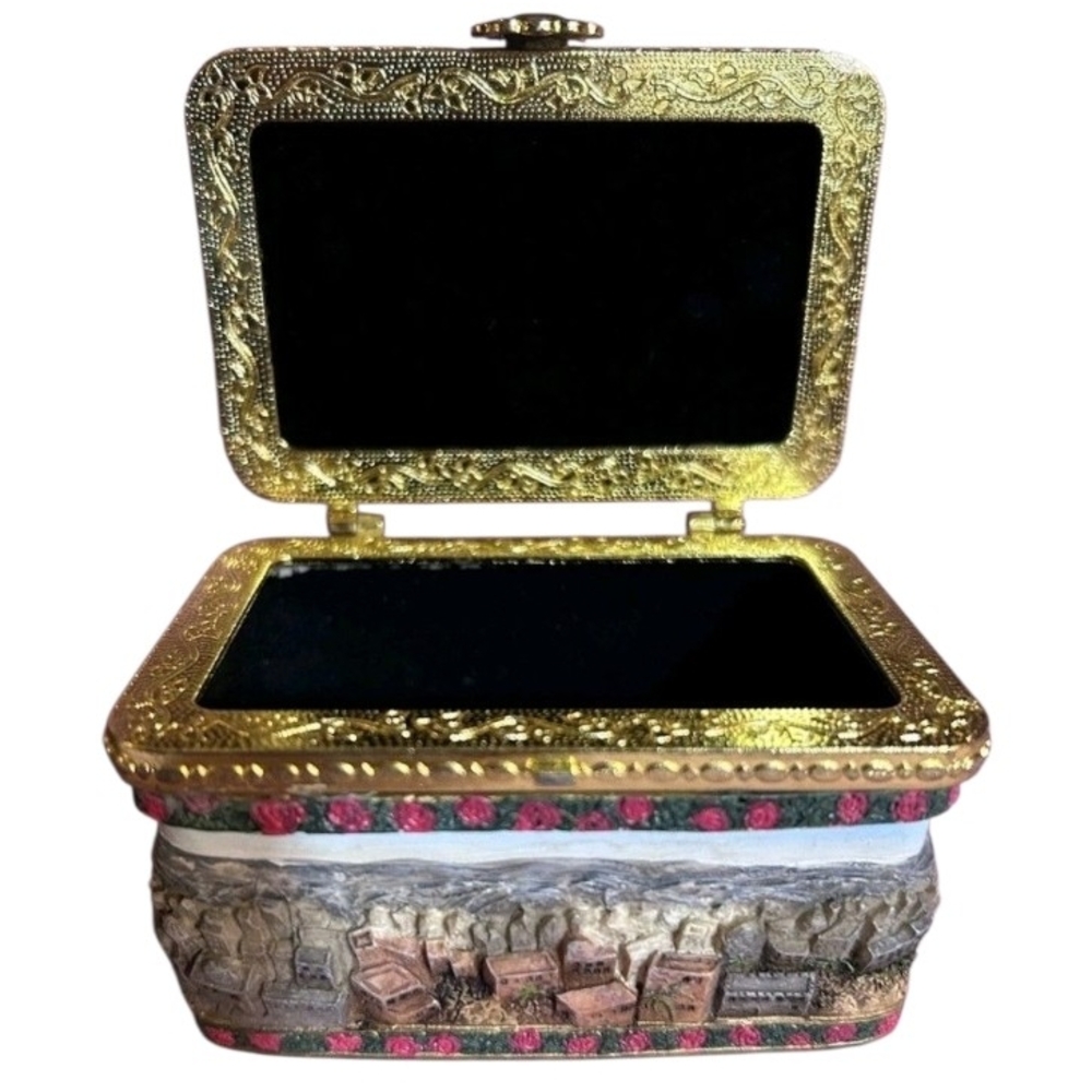 Jerusalem Jewelry Keepsake Hand Painted Box Made by Reuven Masel A bestseller
